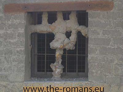 Grating in a window in Herculaneum 