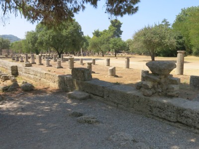 gymnasion close up 