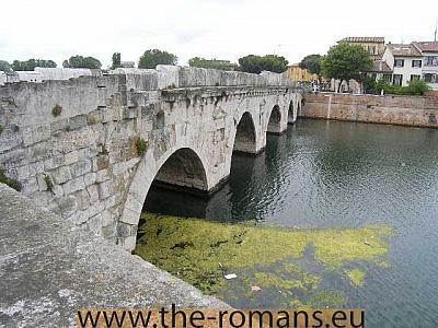 Roman bridge in Rimini 