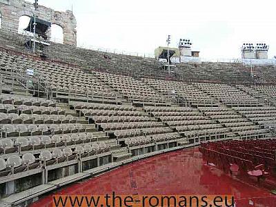 Amphitheatre Verona modern seats 