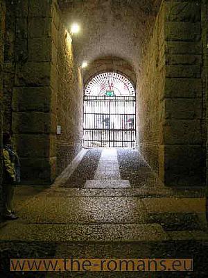Amphitheatre Verona ancient entrance 