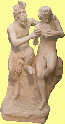 Pan with Hermaphrode 