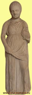Roman girl with a dove 