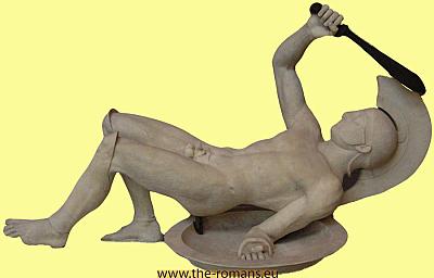 Restored figure from the group of the temple of Aegina 