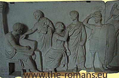 Relief showing a census 