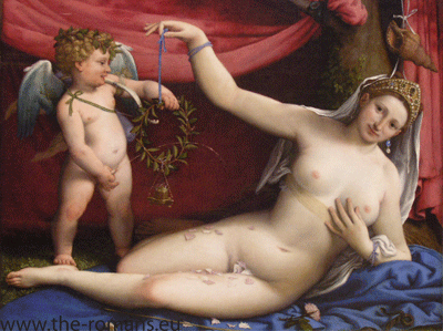 Venus and Cupido by Lorenzo Lotto 