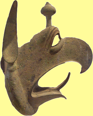 Head of a mythological animal 