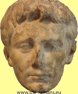 Head of the emperor Augustus 