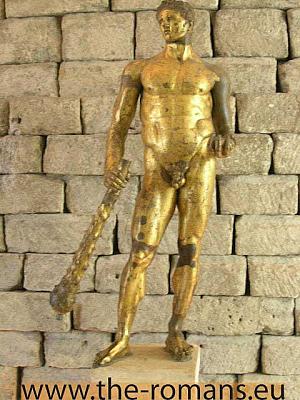 Hercules before temple remains 