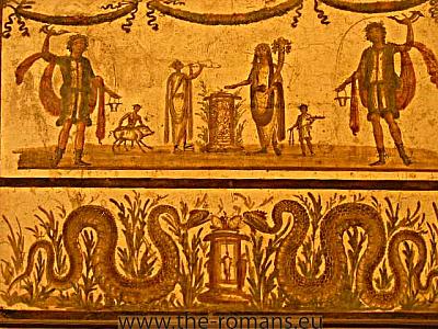Wallpainting 4th pompeian style 