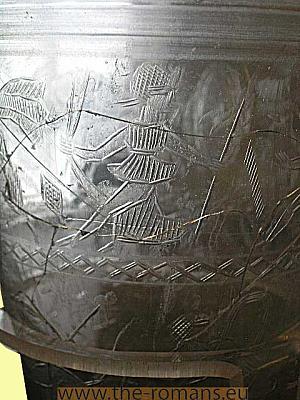 Glass vase (detail) 